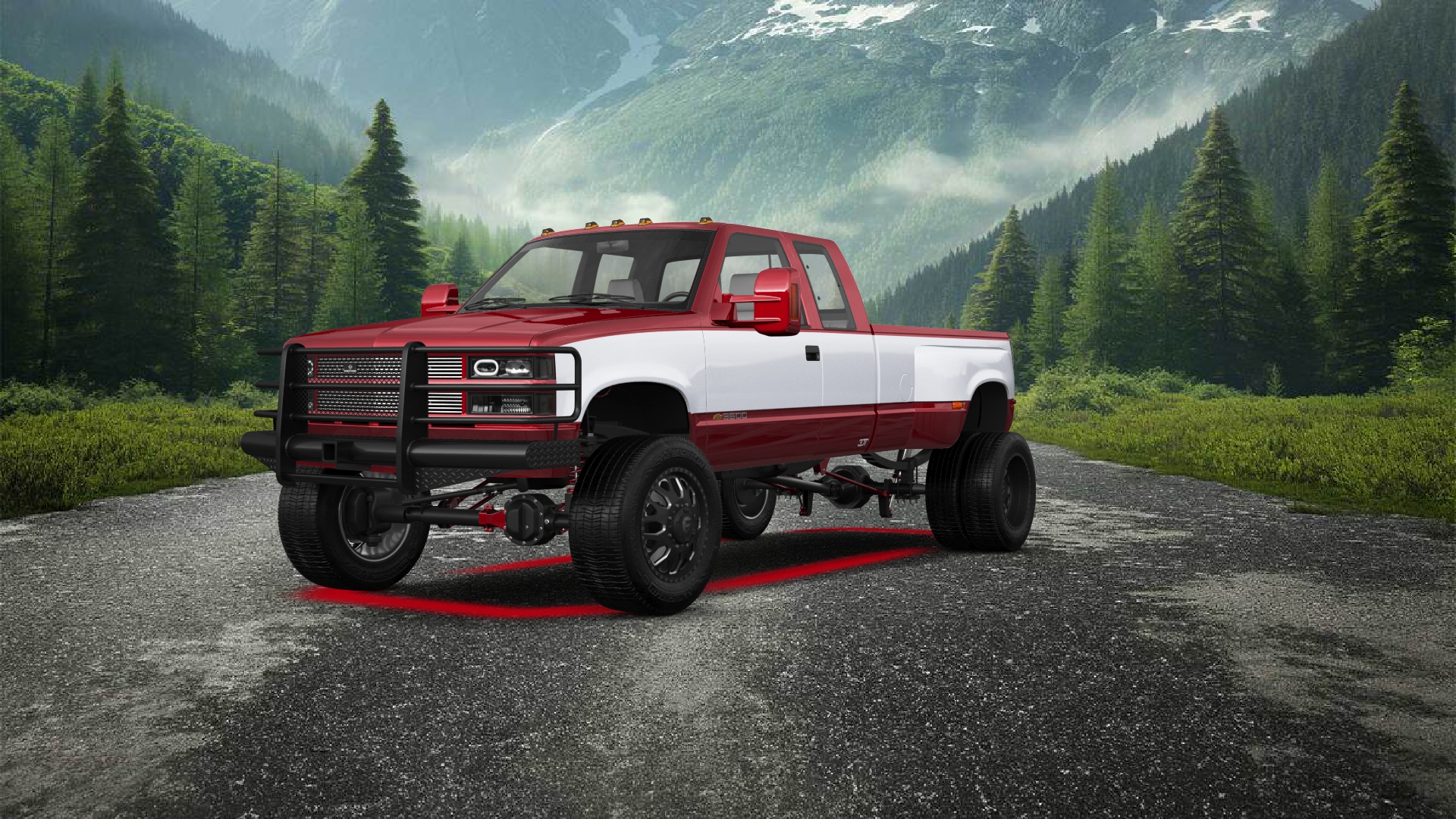 Chevrolet K3500 Extended Cab Pickup Truck 1988