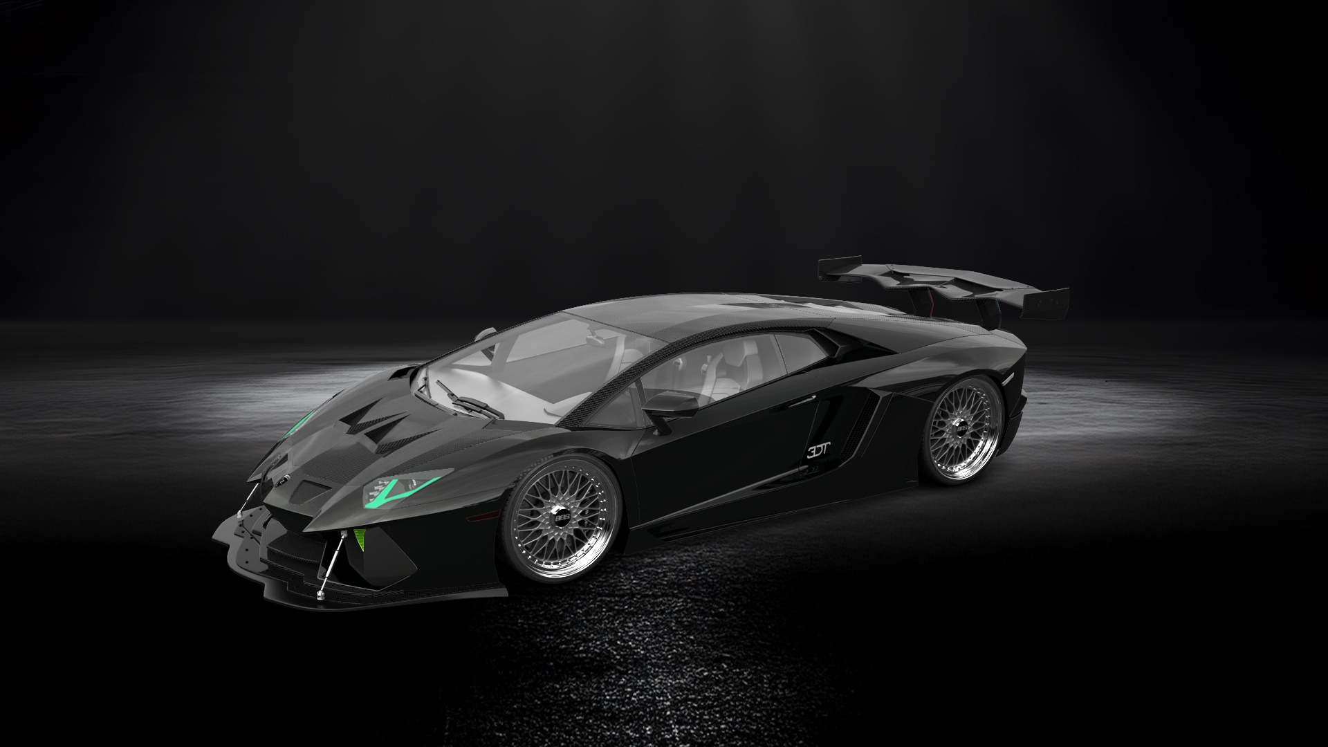 Lamborghini Aventador 2 Door Coupe 2012 tuning