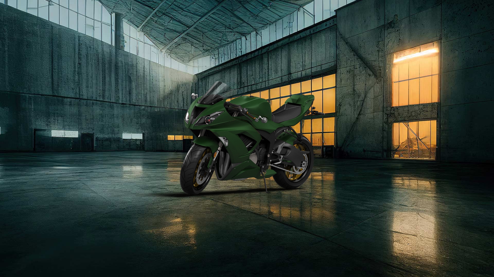 Kawasaki Ninja ZX 6R Sport Bike 2015
