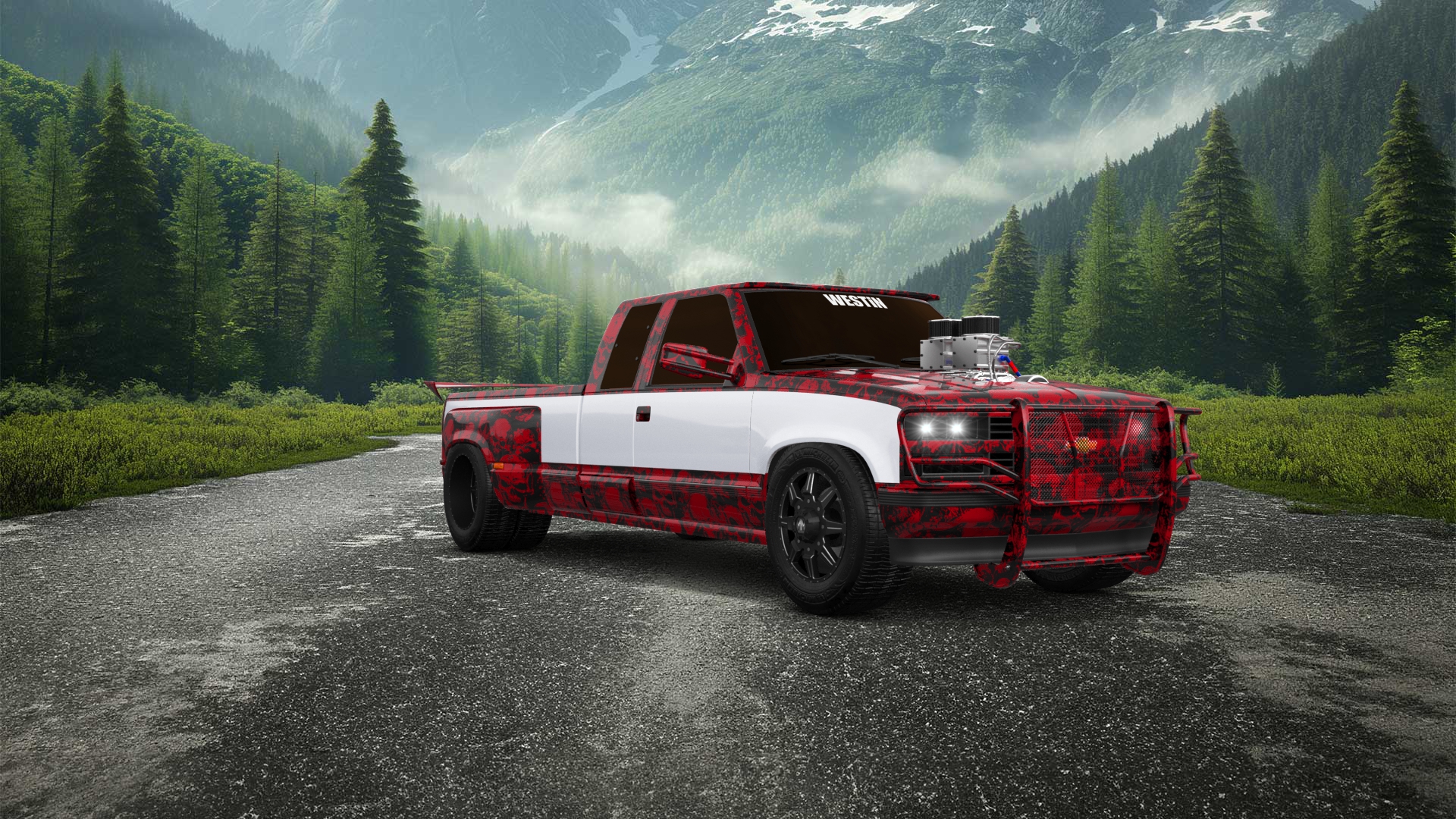 Chevrolet K3500 Extended Cab Pickup Truck 1988