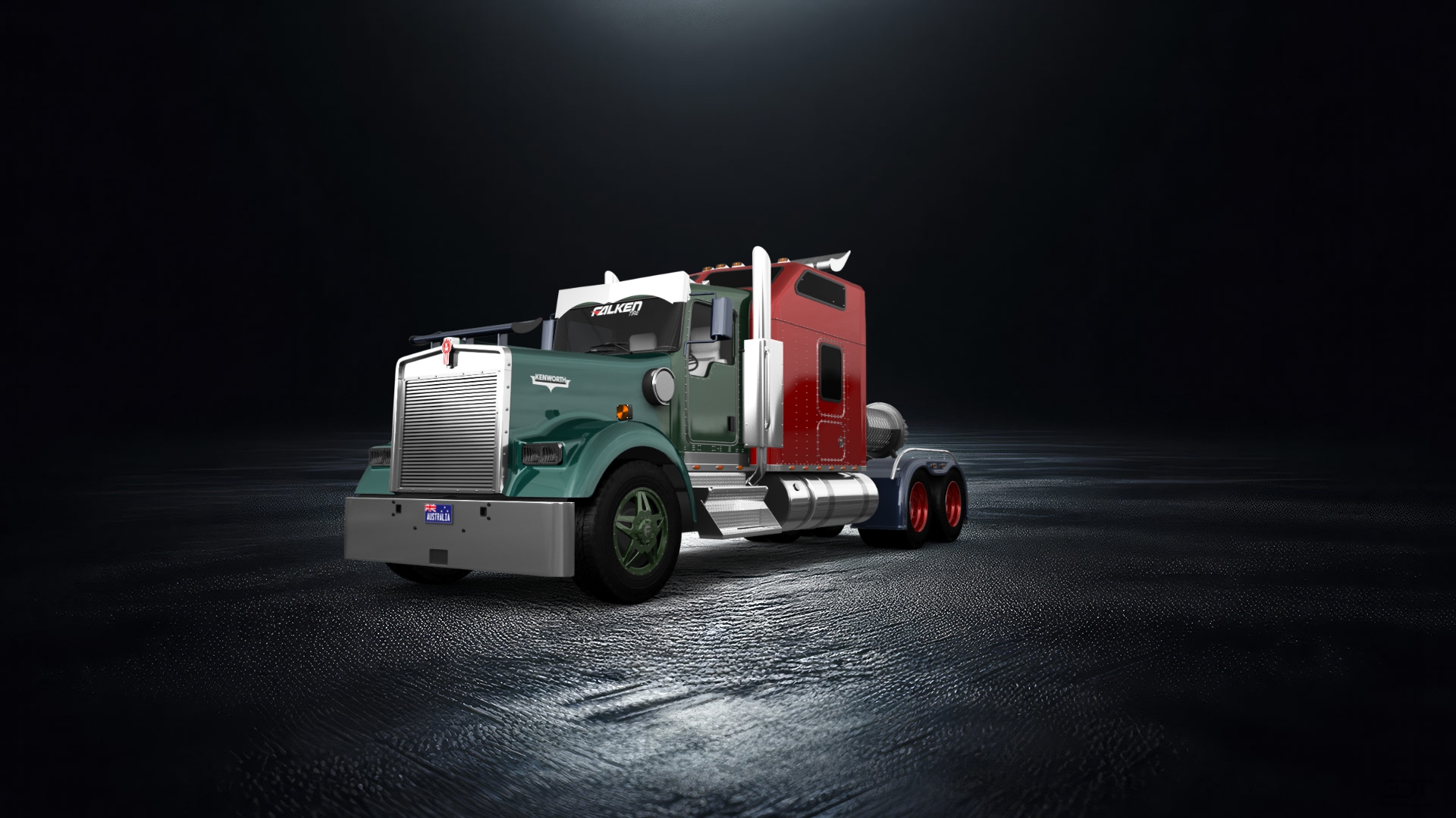 Kenworth W900 Sleeper Cab Truck 2015