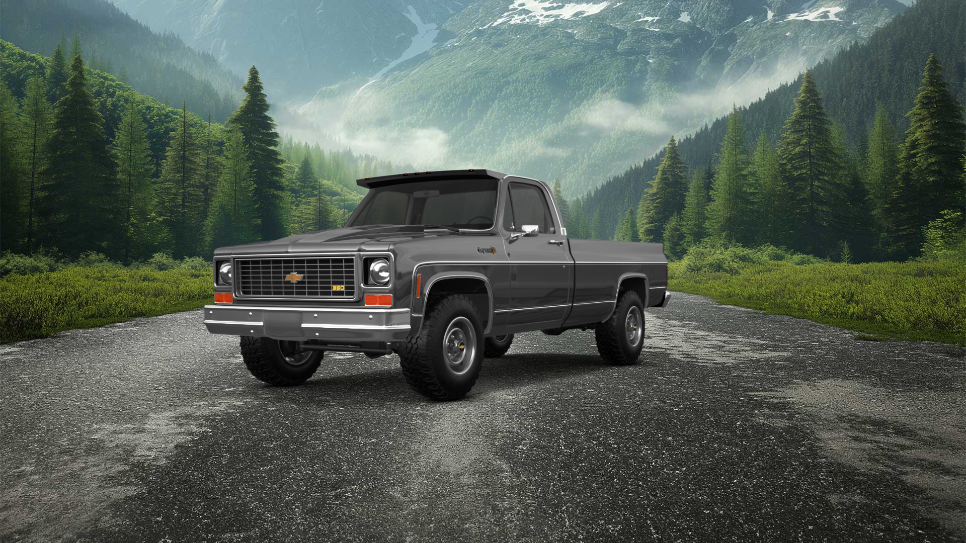 Chevrolet Silverado C-10 2 Door pickup truck 1973 tuning