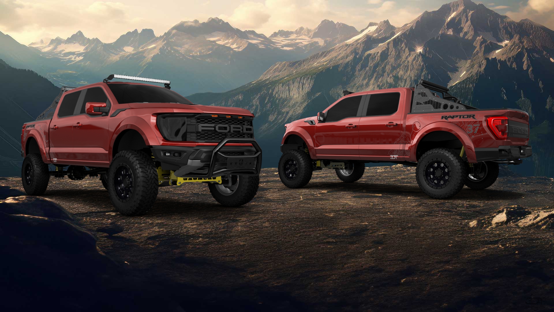 Ford F-150 Raptor 4 Door pickup truck 2021