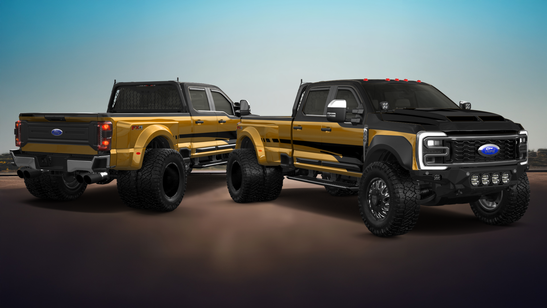 Ford F-350 DRW Crew Cab 4 Door pickup truck 2023 tuning