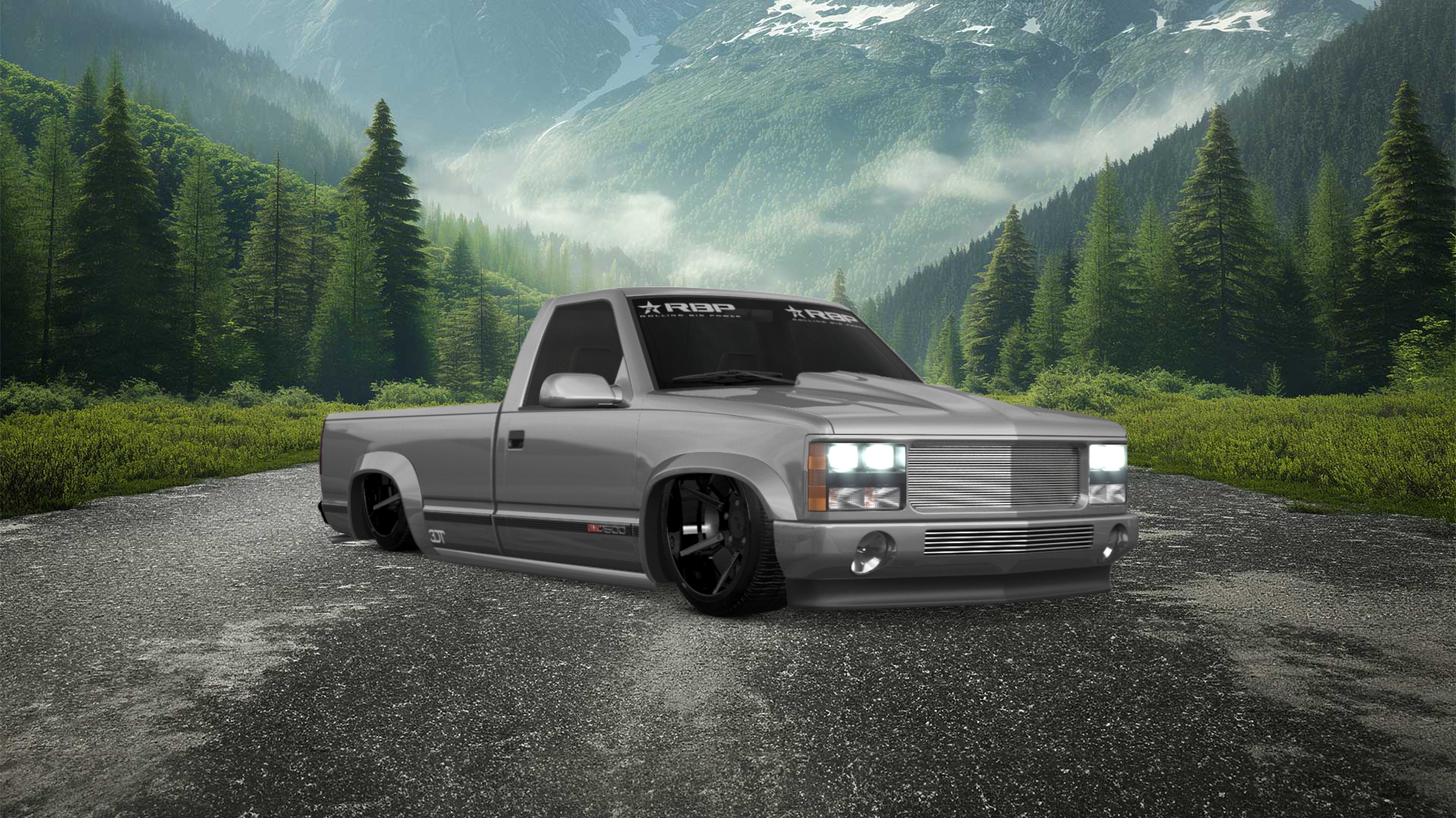 GMC Sierra 1500 2 Door pickup truck 1988 tuning