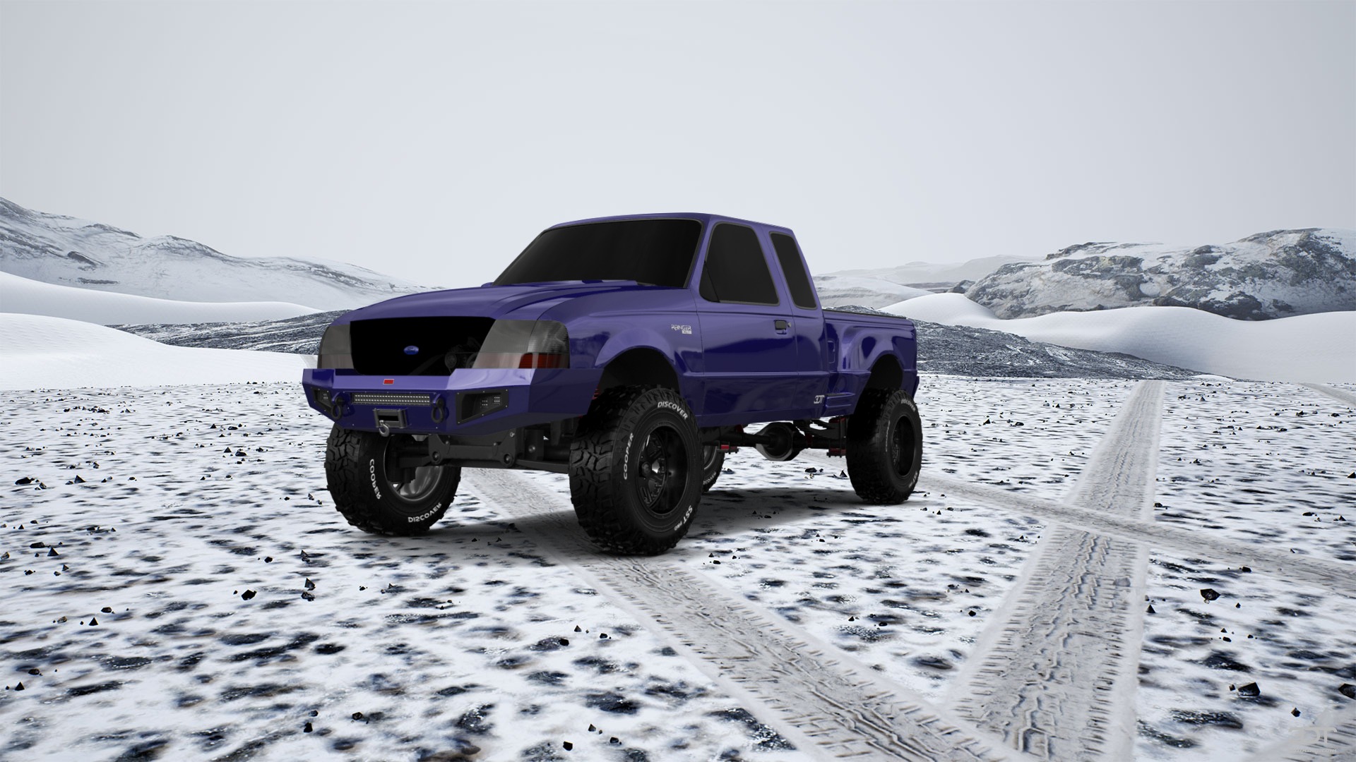 Tuning Ford Ranger Flareside 2 Door pickup truck 1998