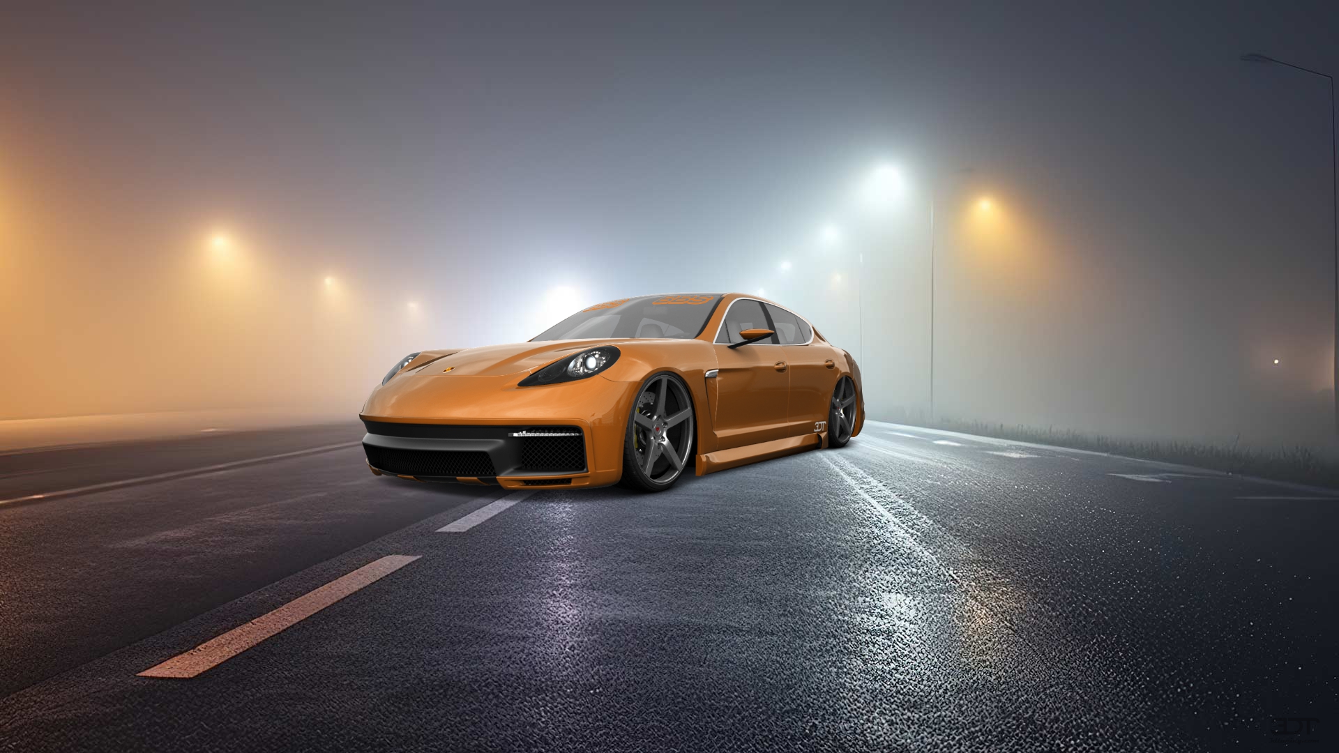 Porsche Panamera 4 door fastback saloon 2011 tuning