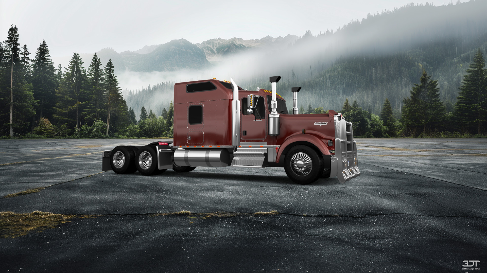 Kenworth W900 Sleeper Cab Truck 2015