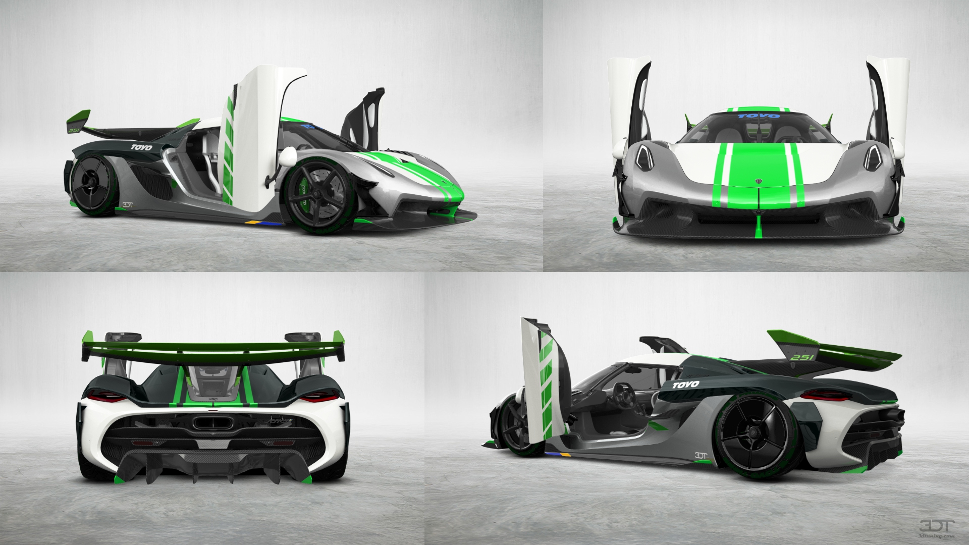 Koenigsegg Jesko 2 door targa top 2020