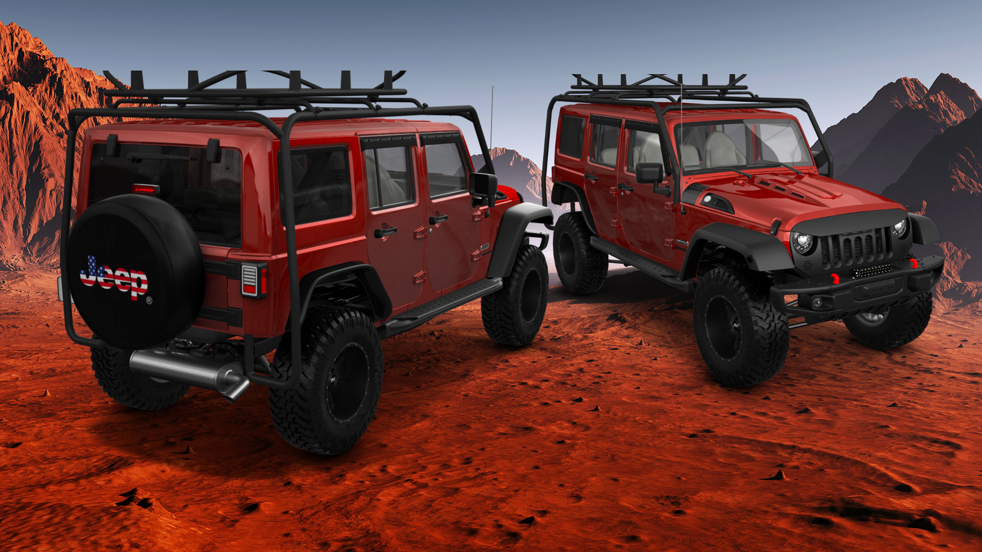 Jeep Wrangler Unlimited JK Rubicon Recon 4 Door SUV 2017 tuning