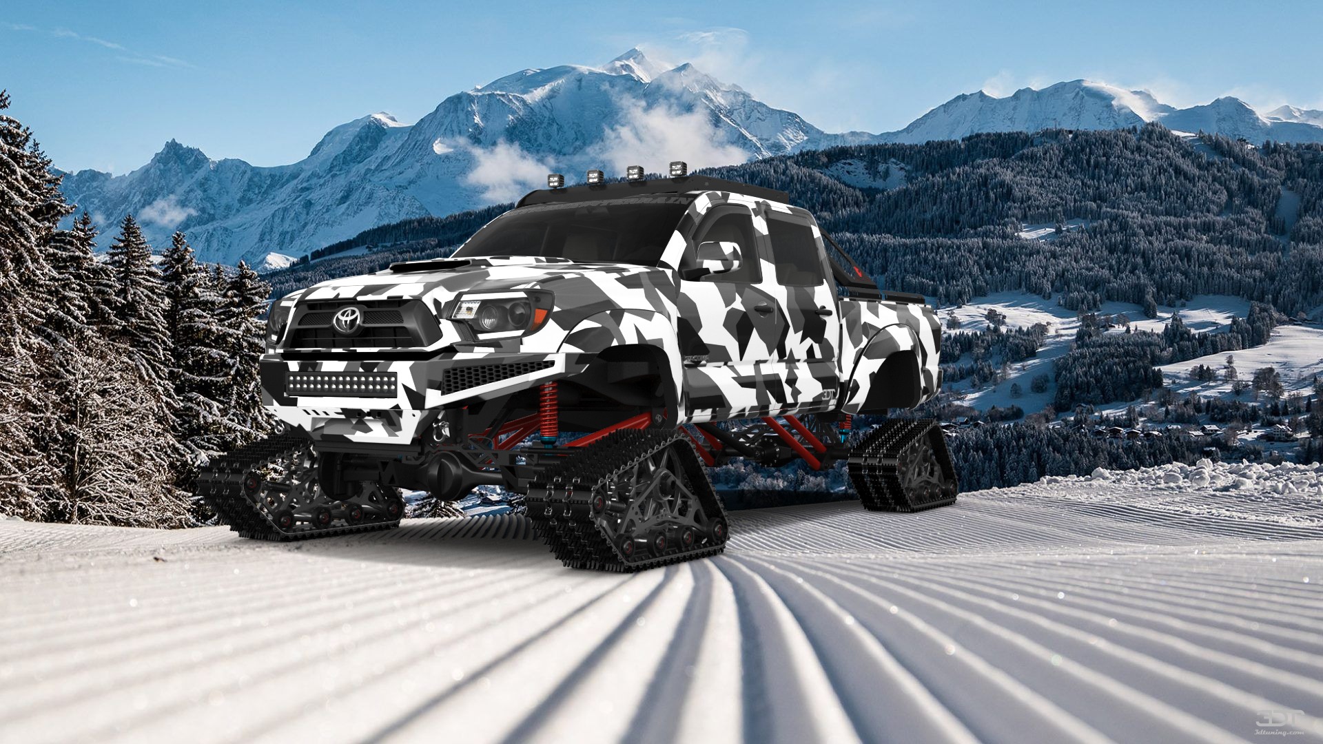 Toyota Tacoma Crew Cab 5.1 ft box 4 Door pickup truck 2012 tuning