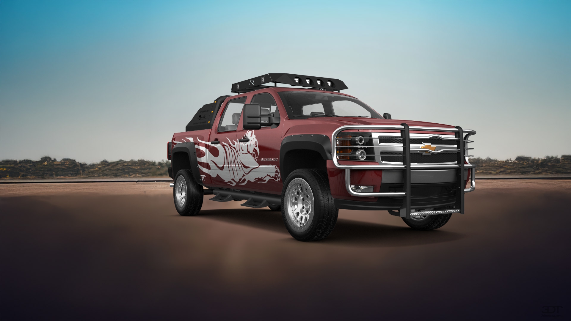 Chevrolet Silverado 1500 Crew Cab 4 Door pickup truck 2007 tuning