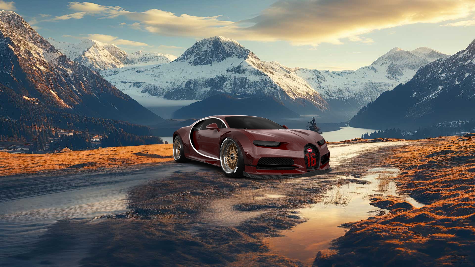 Bugatti Chiron 2 Door Coupe 2016
