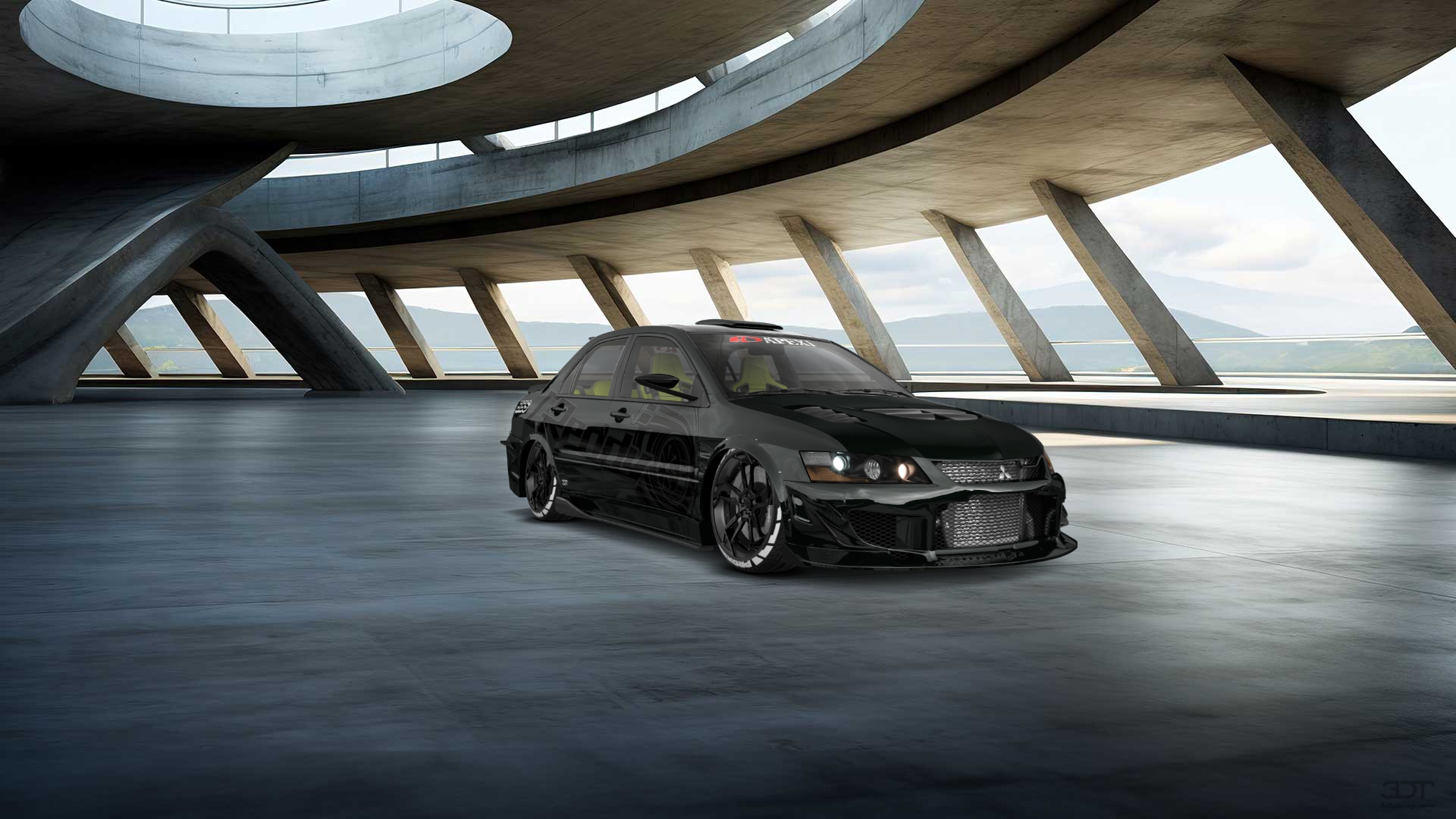 Mitsubishi Lancer Evo IX 4 Door Saloon 2005 tuning