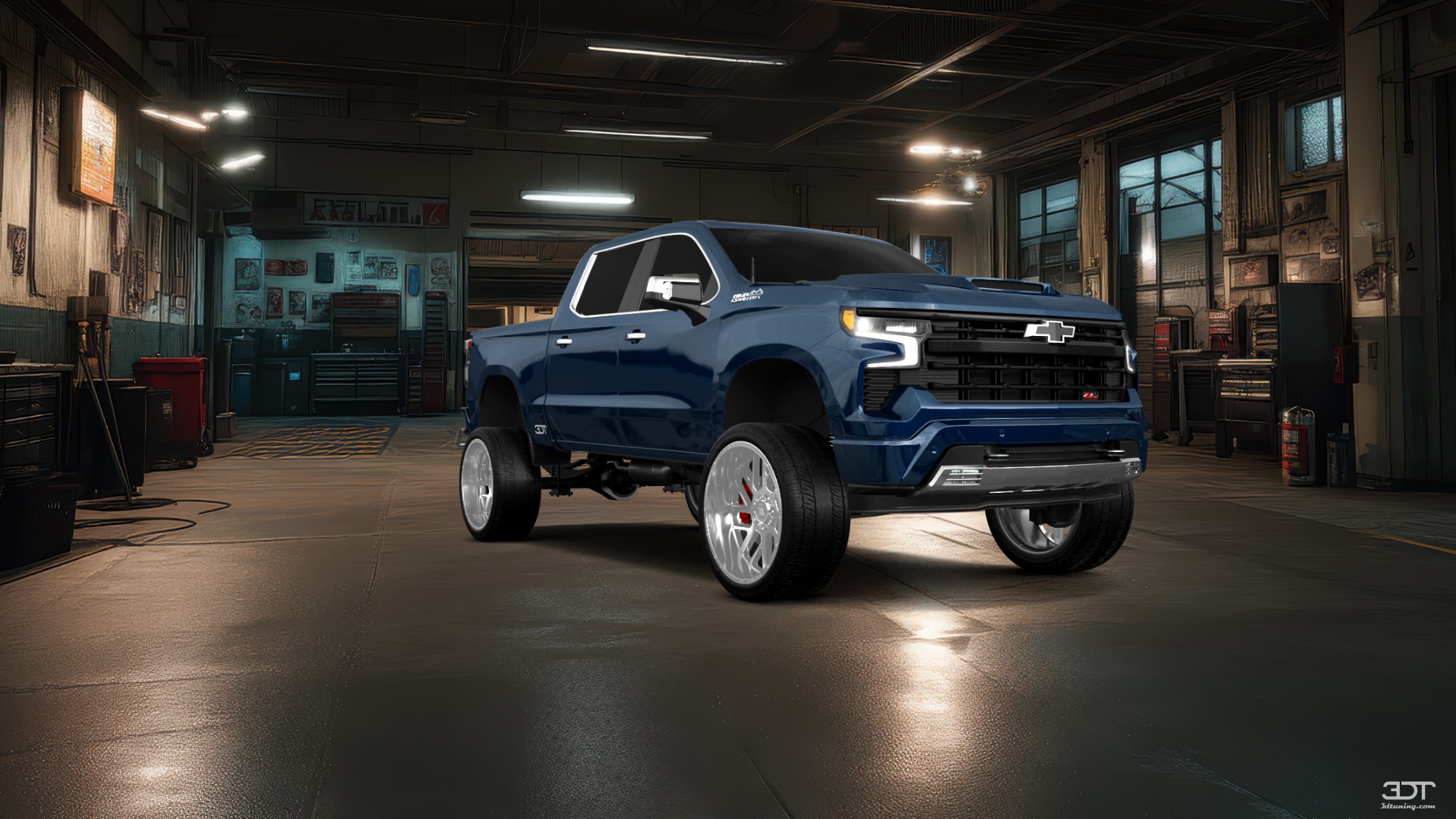 Chevrolet Silverado 1500 Crew Cab 5.8 ft box 4 Door pickup truck 2023 tuning