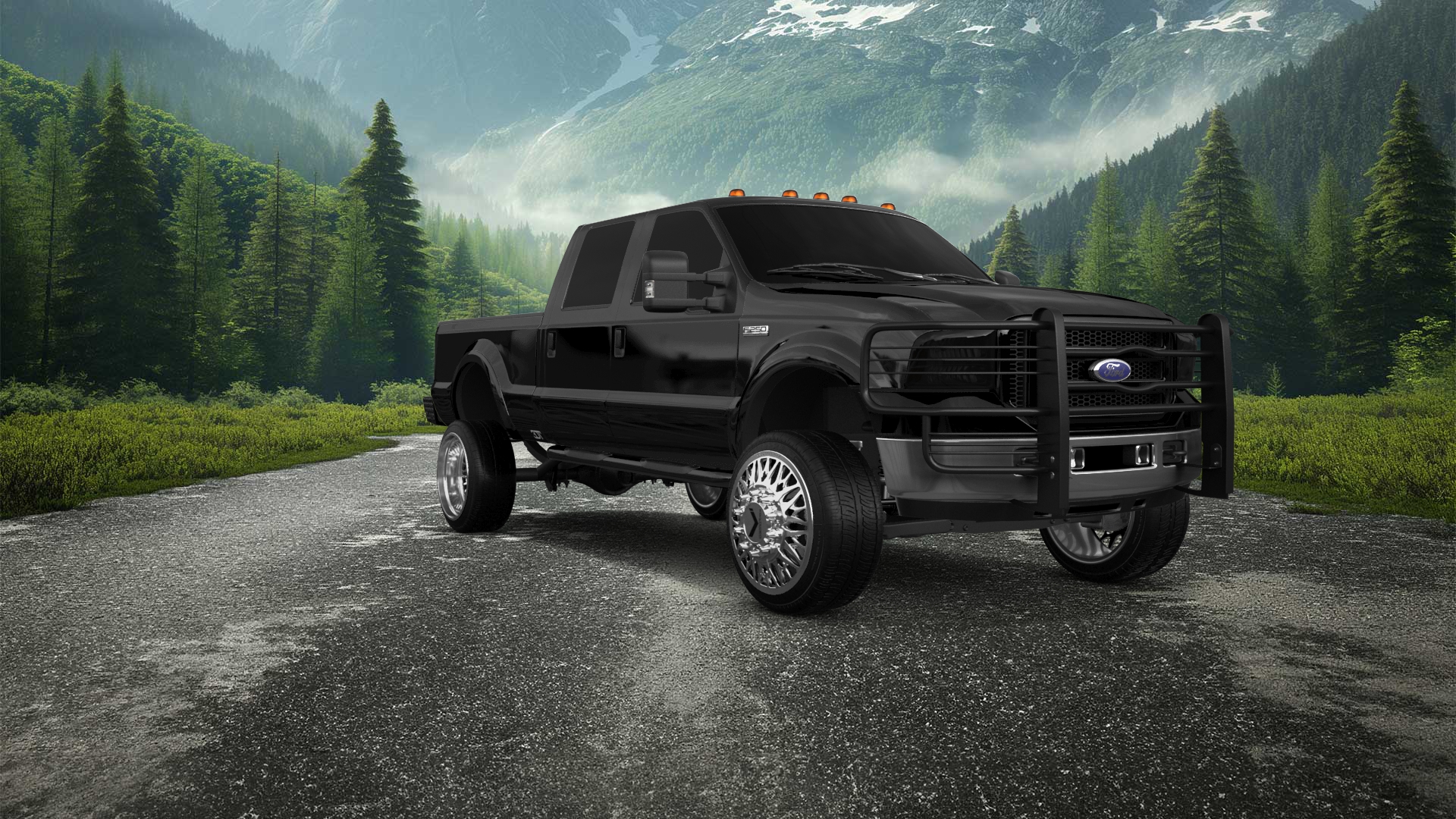 Ford F-250 Crew Cab 4 Door pickup truck 1999