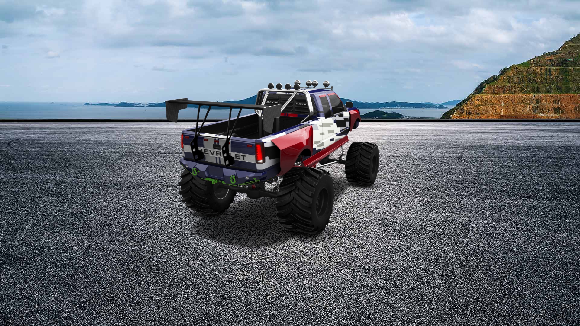 Chevrolet K3500 Extended Cab Pickup Truck 1988