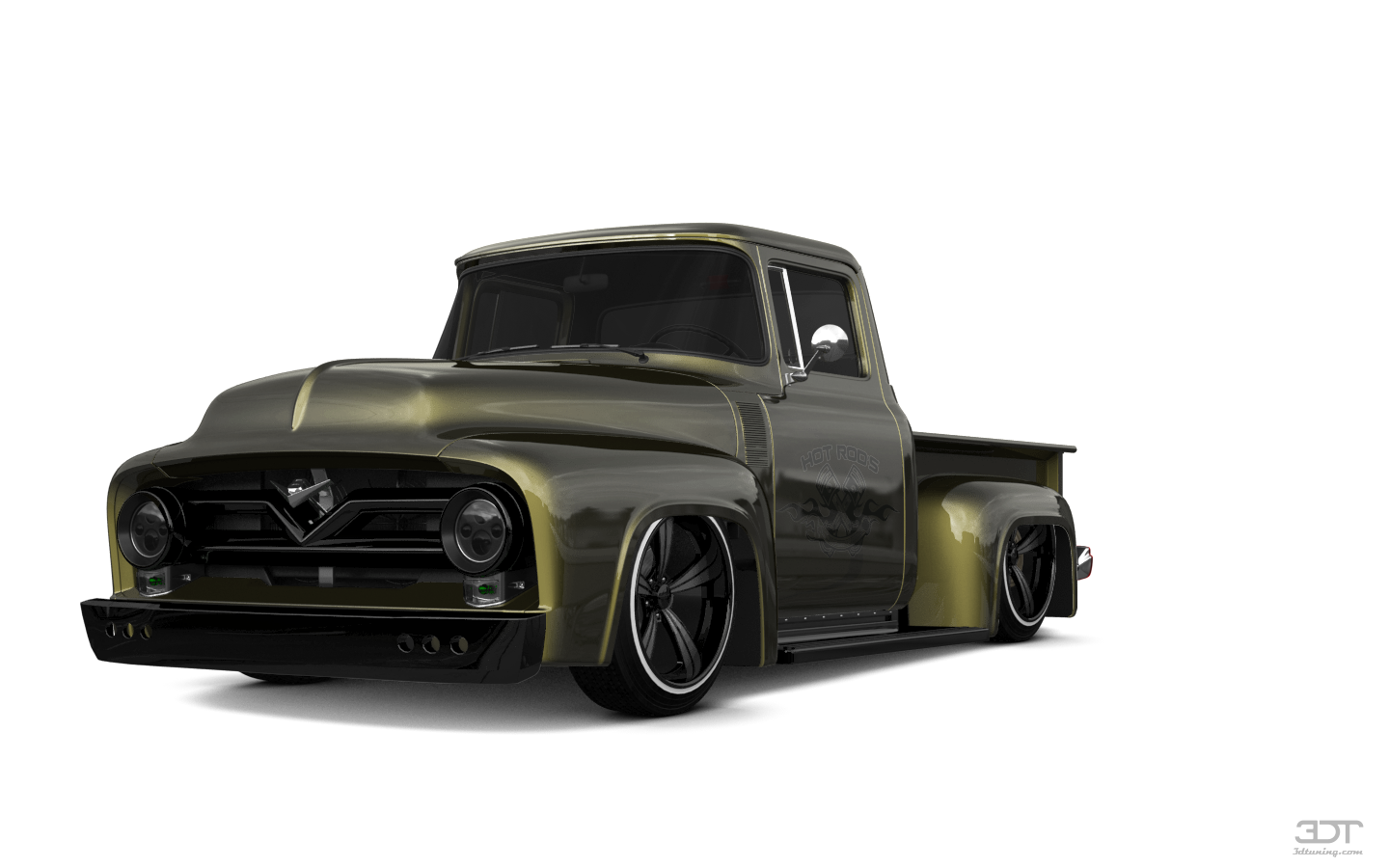 Tuning Ford F-100 2 Door truck 1956