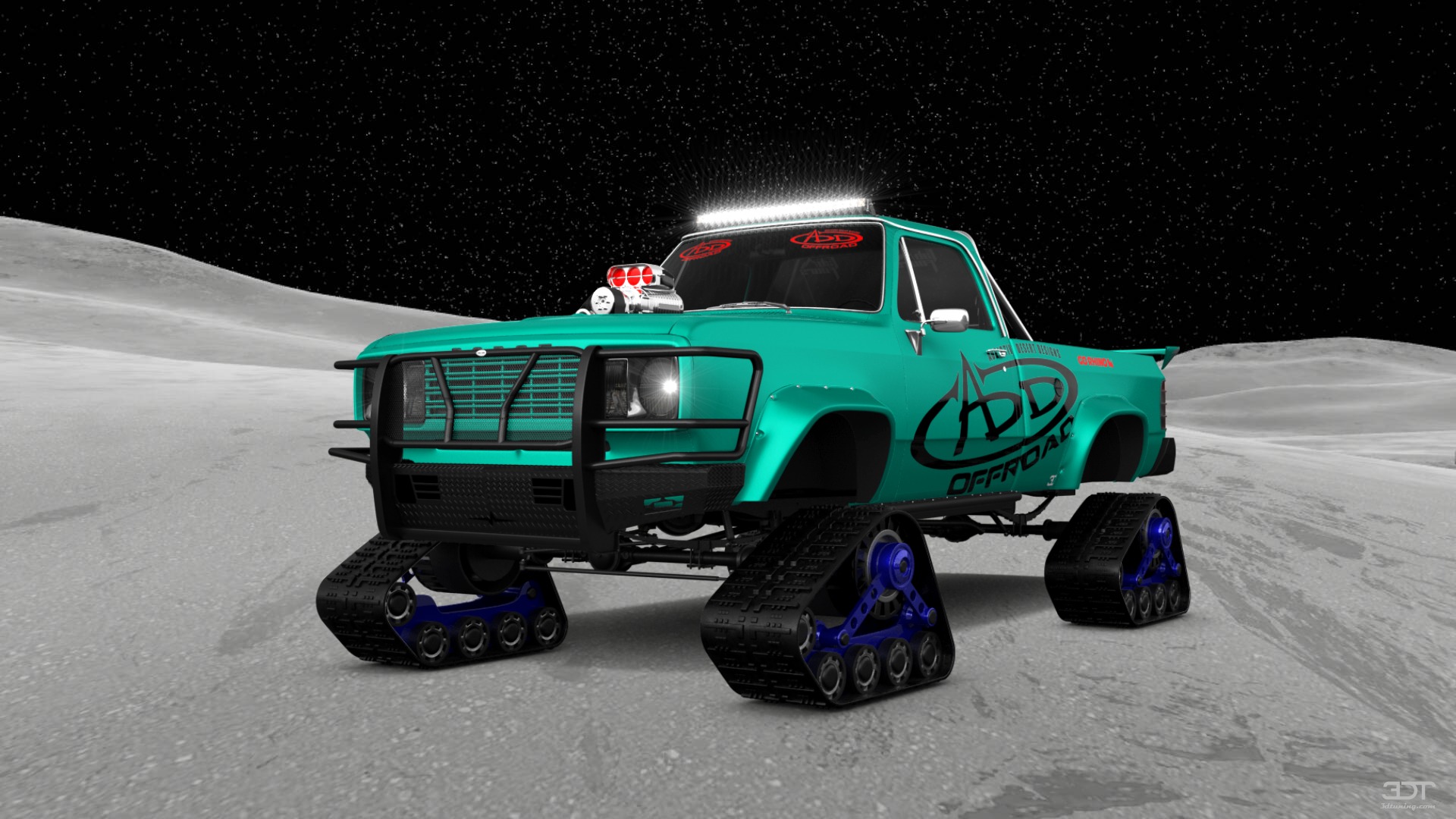 Dodge Power Wagon W200 2 Door pickup truck 1977 tuning