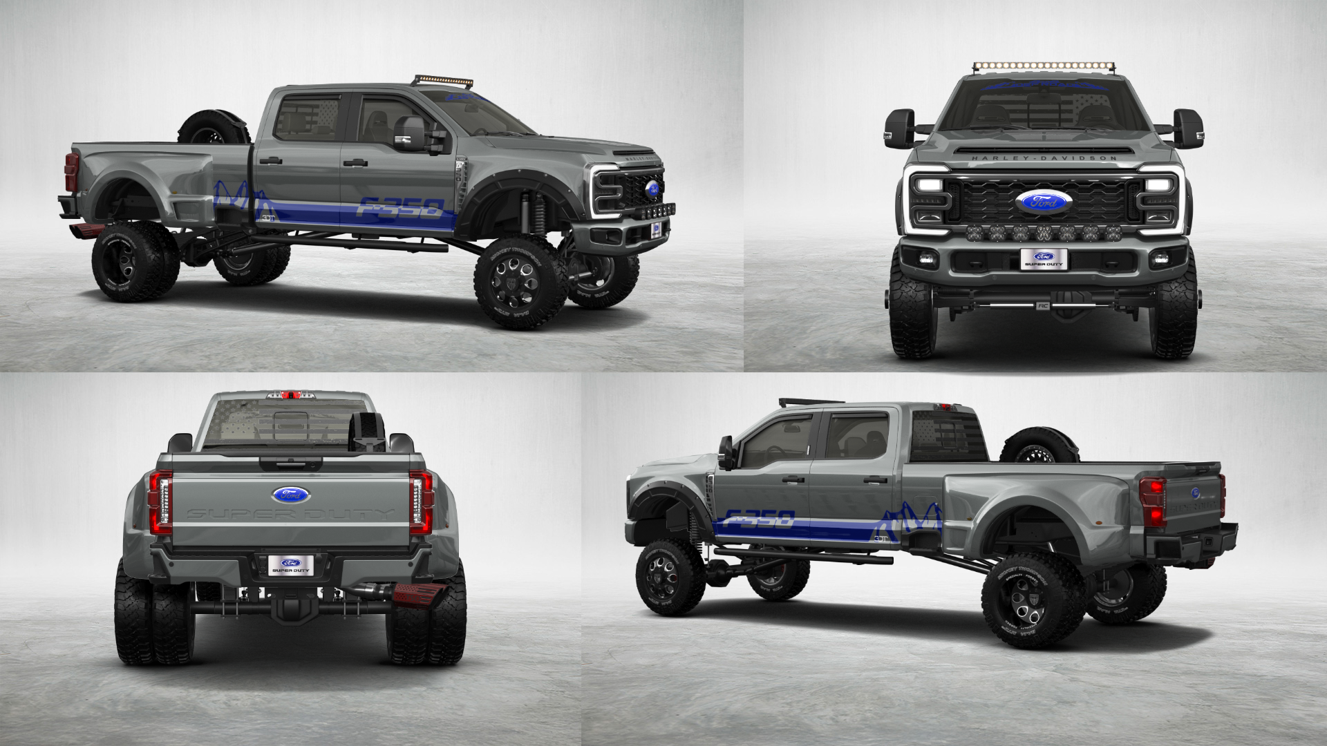 Ford F-350 DRW Crew Cab 4 Door pickup truck 2023 tuning