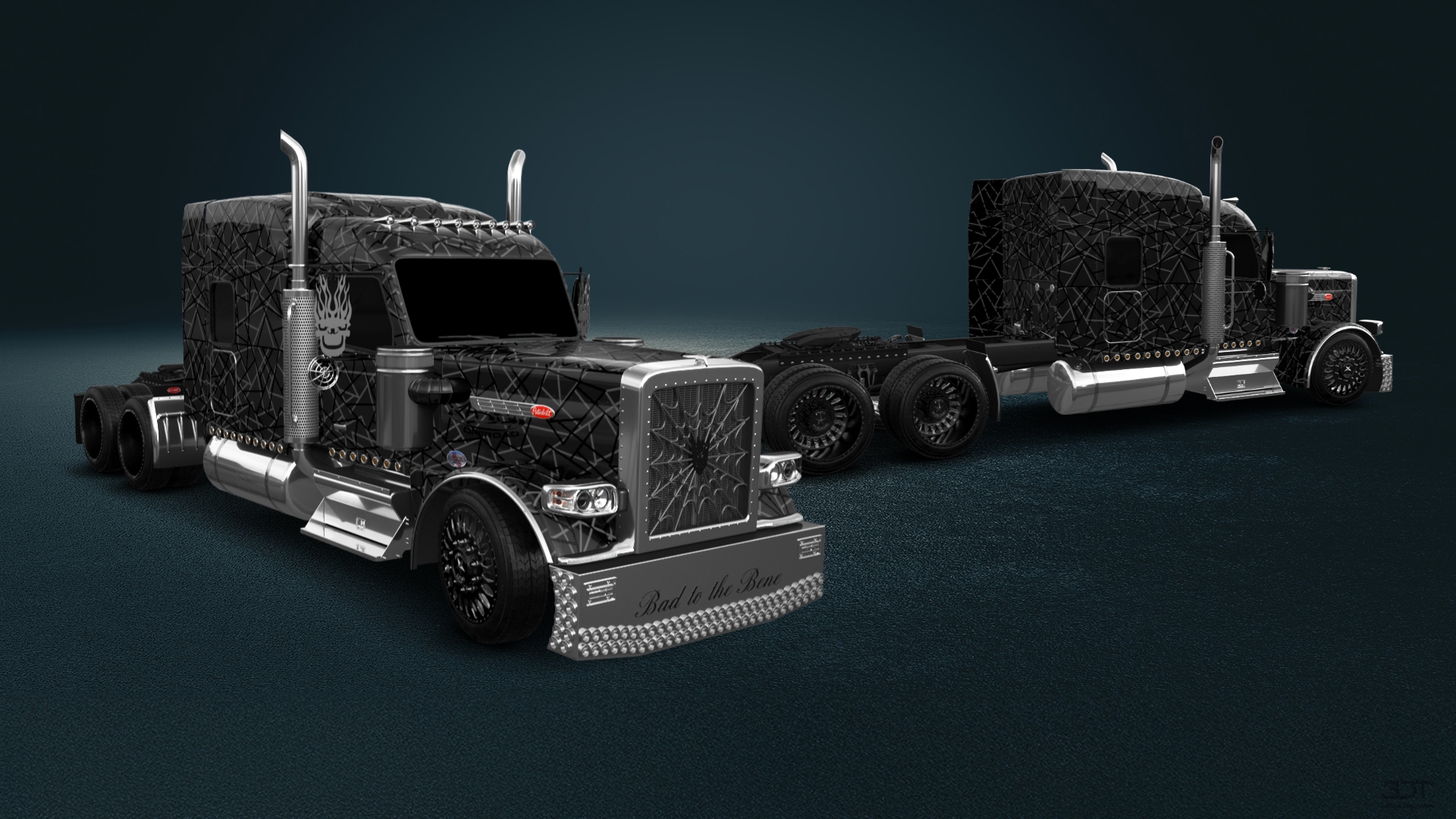 Peterbilt 589 Sleeper Cab Truck 2024 tuning
