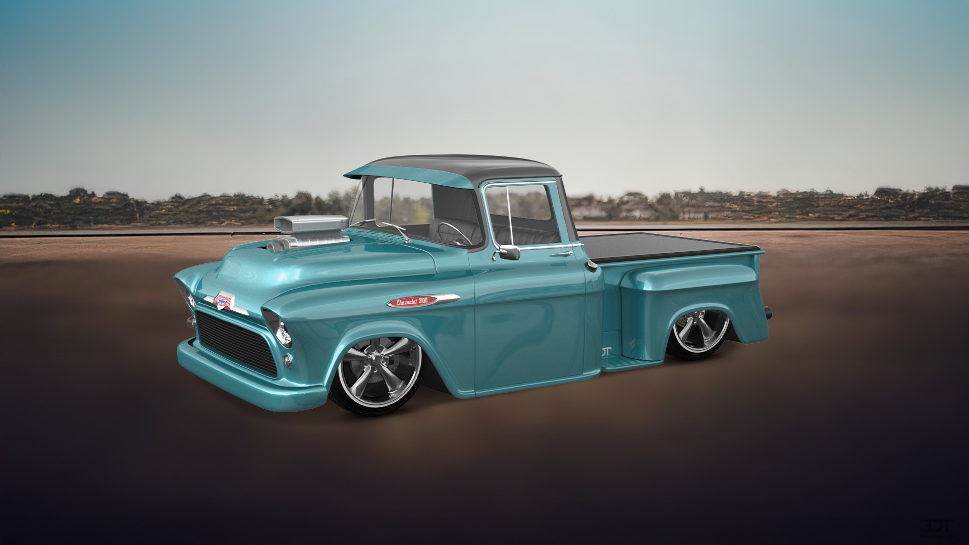Chevrolet 3100 2 Door pickup truck 1955 tuning