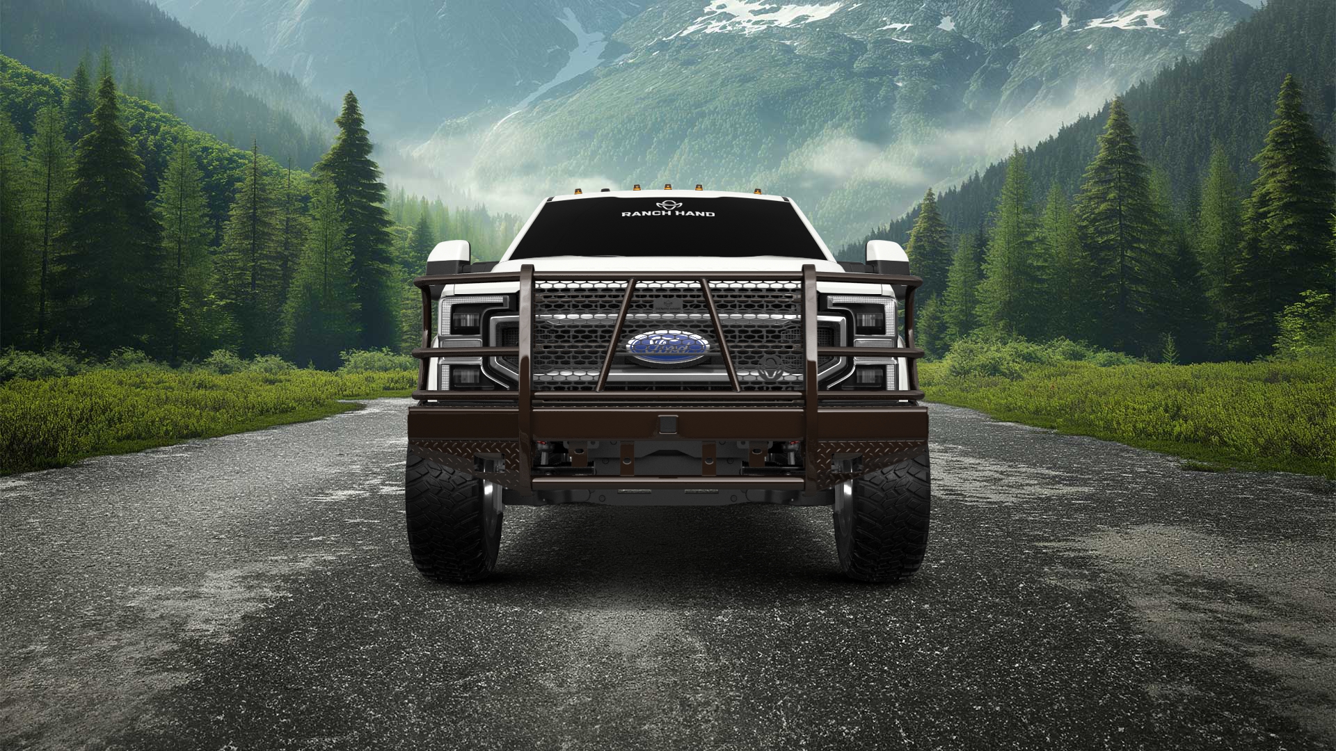 Ford F-250 4 Door pickup truck 2021 Images