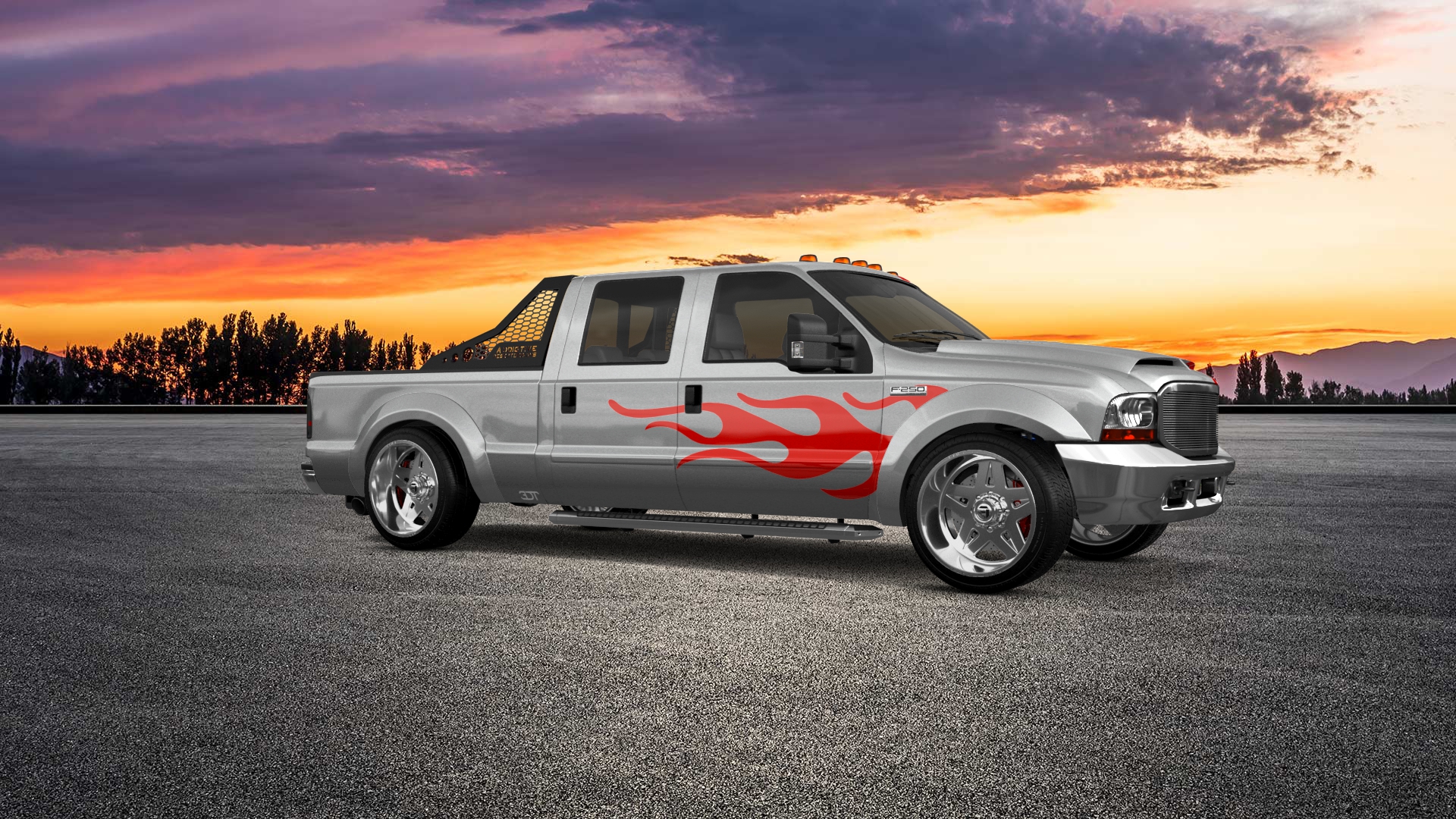 Ford F-250 Crew Cab 4 Door pickup truck 1999 tuning