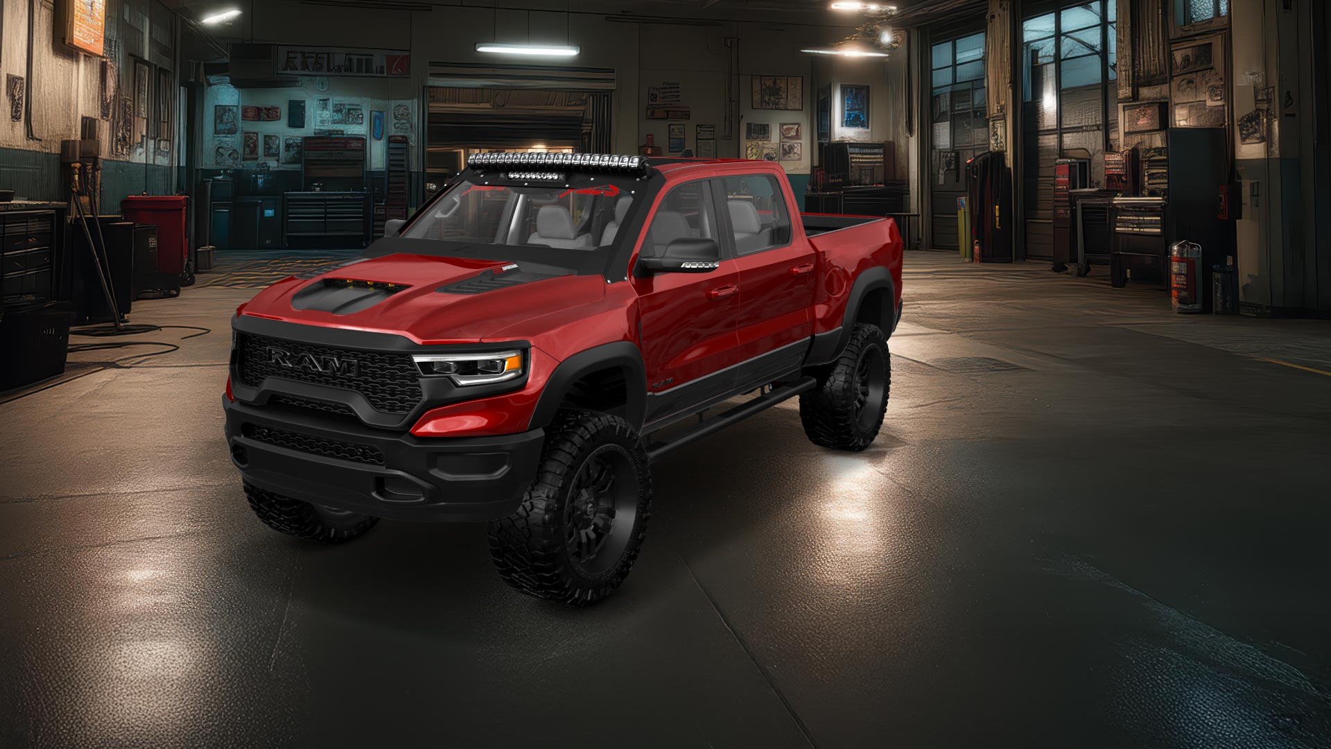 Dodge Ram 1500 TRX 4 Door pickup truck 2021 tuning
