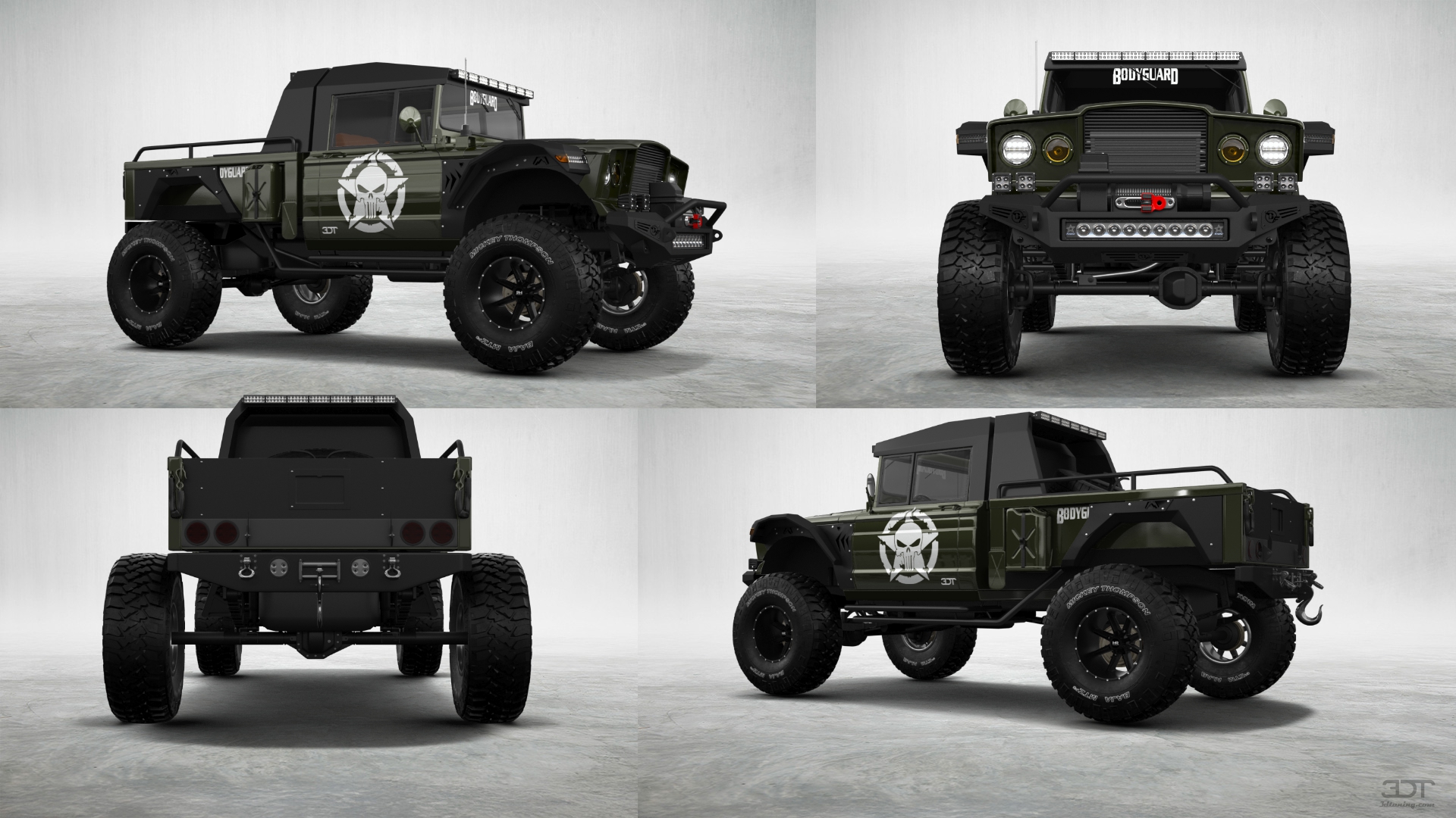 Jeep Kaiser M715 2 Door pickup truck 1968