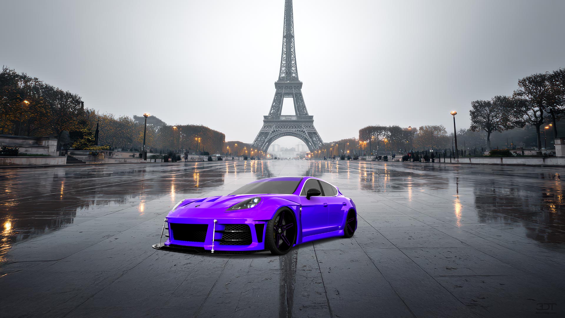 Porsche Panamera 4 door fastback saloon 2011 tuning