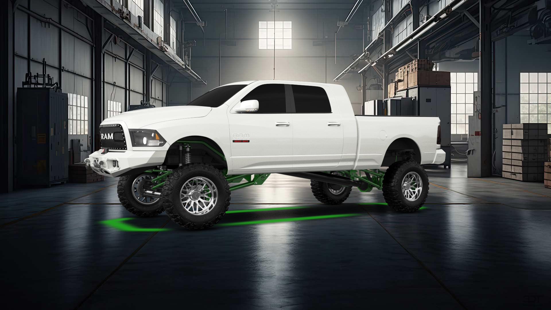 Dodge Ram 2500 Mega Cab 6.4 ft box 4 Door pickup truck 2010