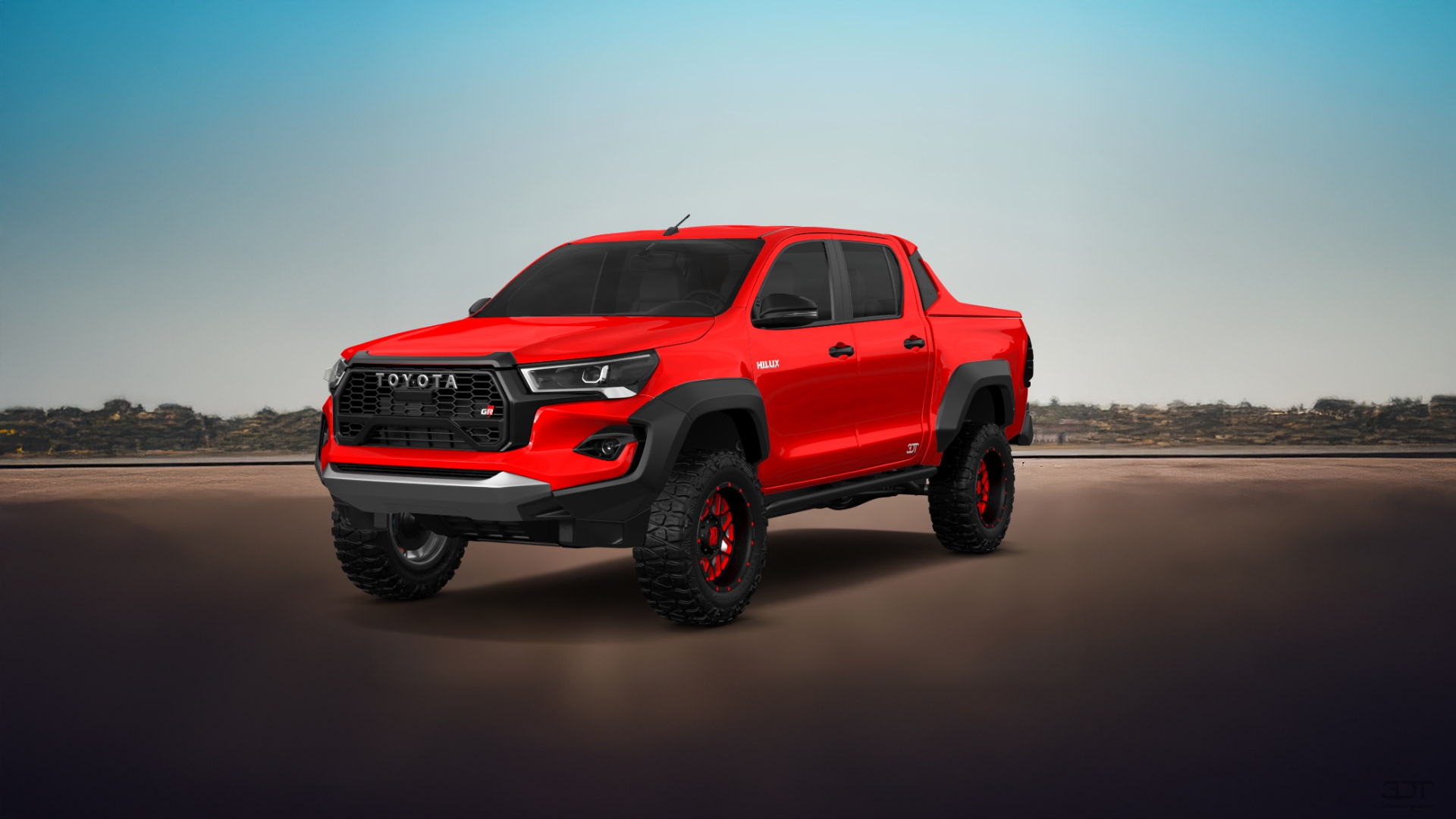 Toyota Hilux Double Cab 4 Door pickup truck 2015 tuning