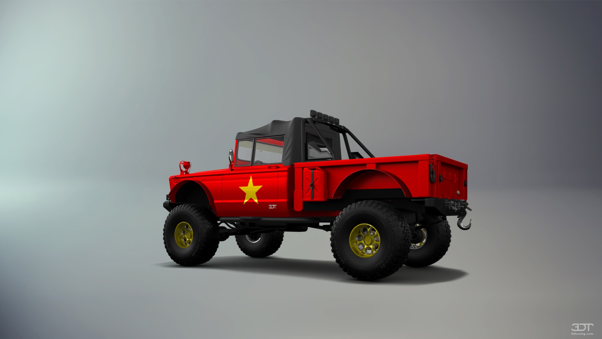 Jeep Kaiser M715 2 Door pickup truck 1968 tuning