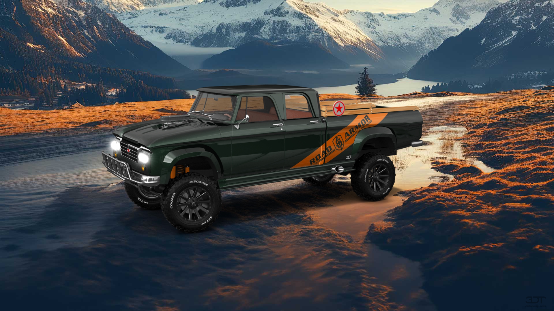 Dodge Power Wagon 4 Door pickup truck 1964