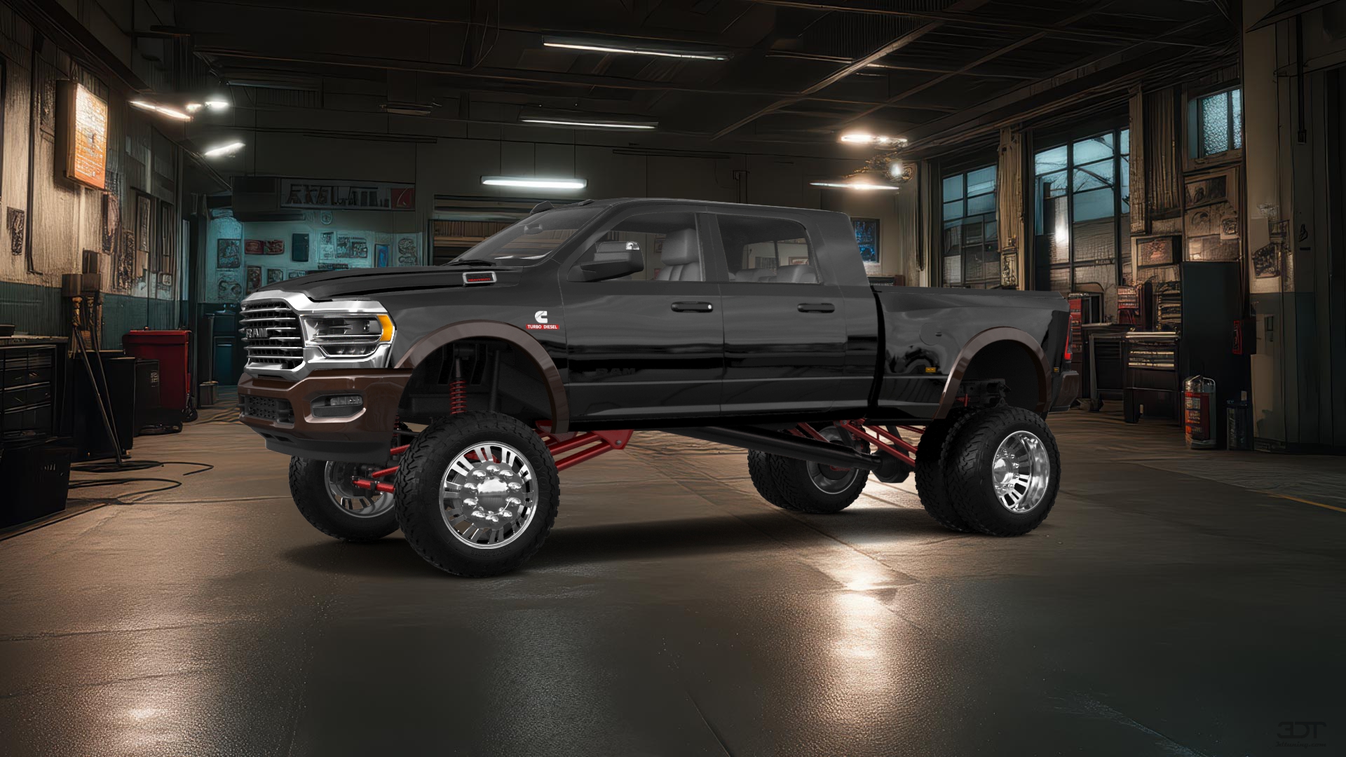 Dodge Ram 3500 4 Door pickup truck 2020 tuning