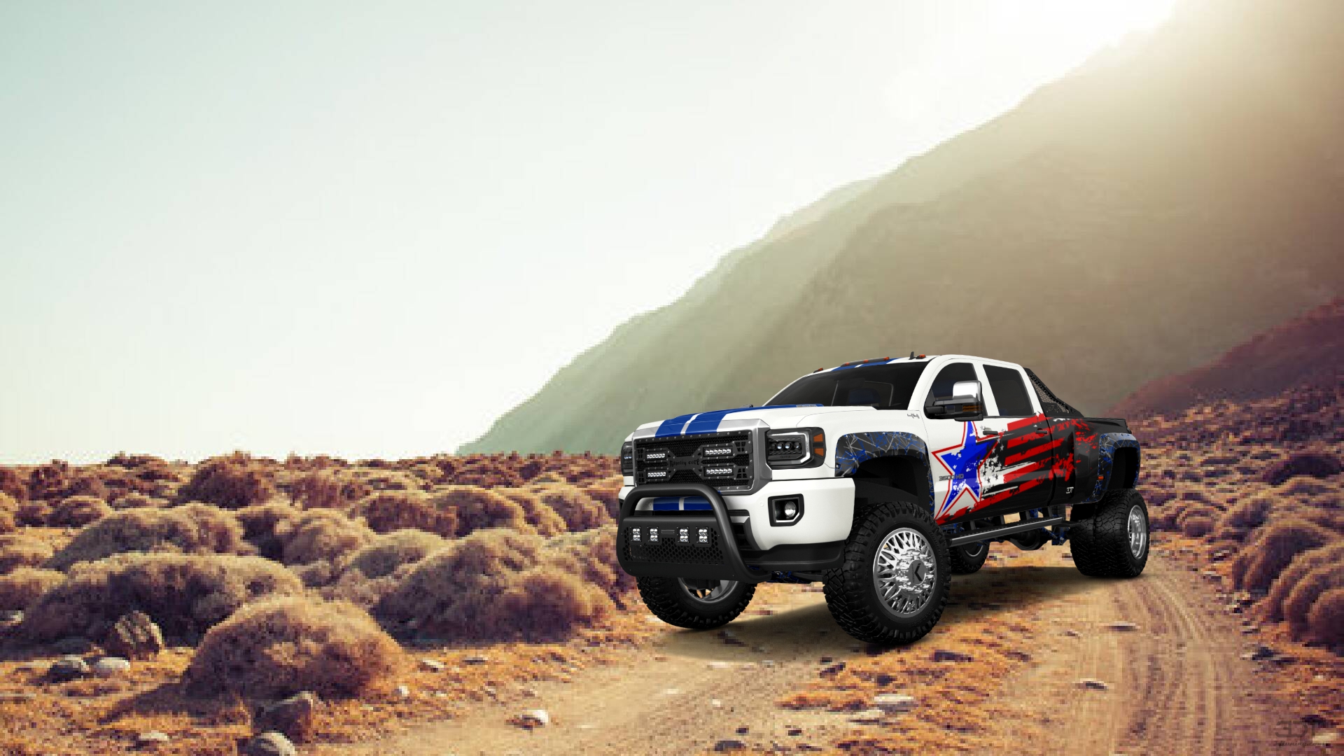 GMC Sierra 3500 HD Crew Cab 4 Door pickup truck 2015 tuning