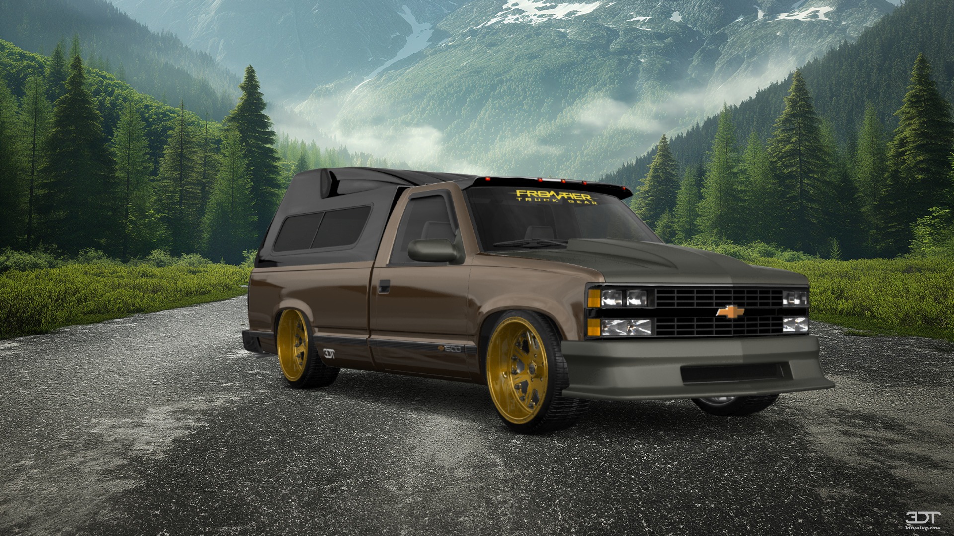 Chevrolet K1500 Regular Cab Fleetside Pickup 1988