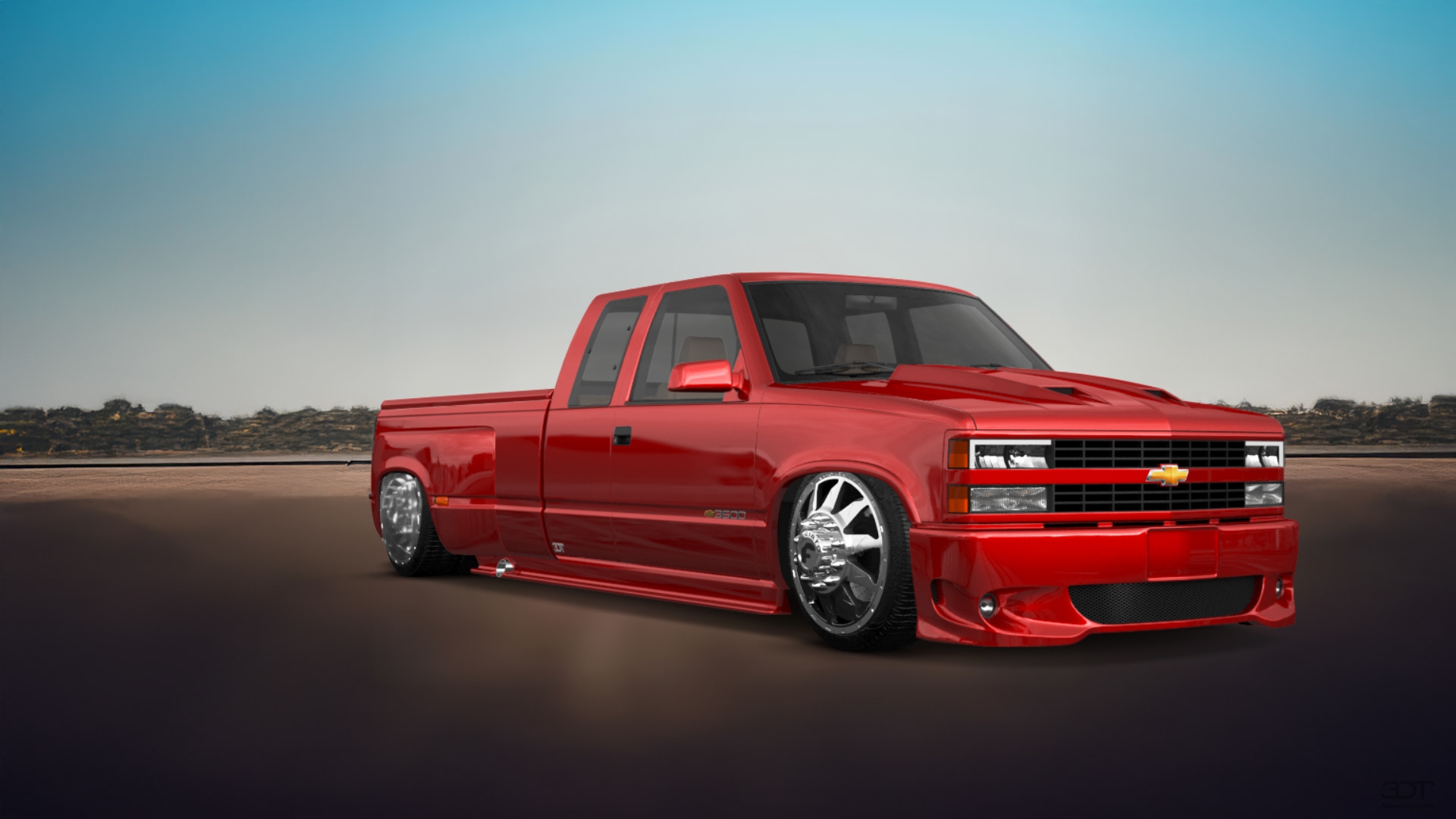Chevrolet K3500 Extended Cab Pickup Truck 1988 tuning