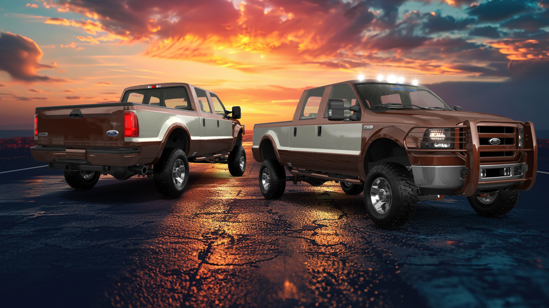 Ford F-250 Crew Cab 4 Door pickup truck 1999