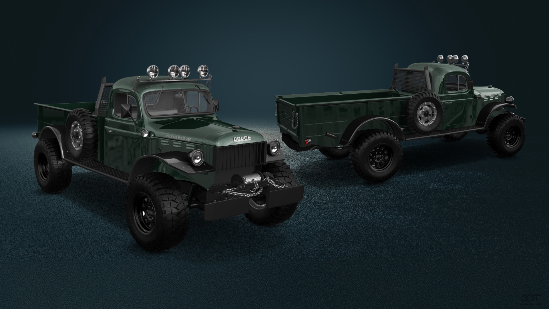 Dodge Power Wagon 2 Door pickup truck 1947