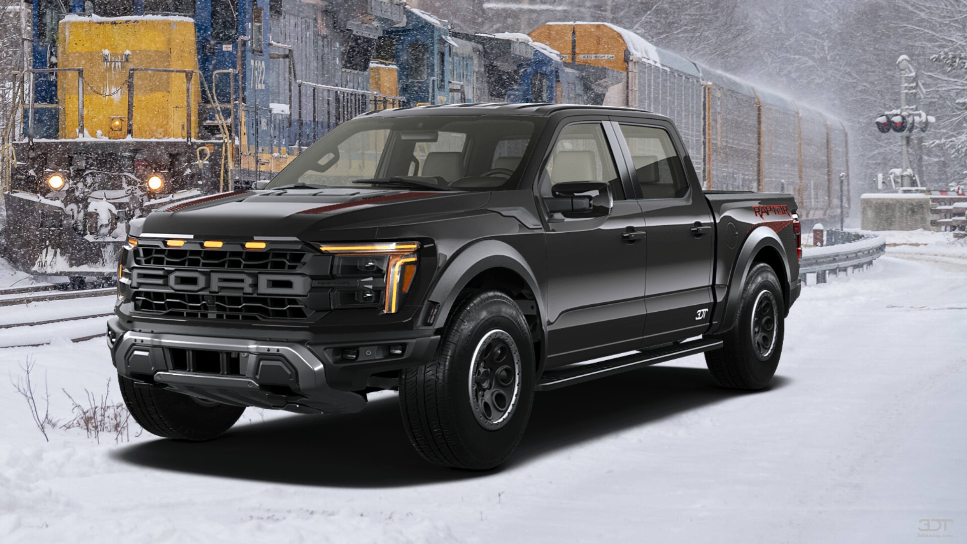 Ford F-150 Raptor 4 Door pickup truck 2024 tuning