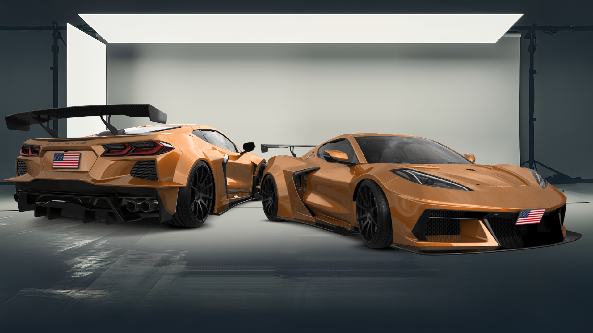 Chevrolet Corvette 2 door targa top 2020 tuning