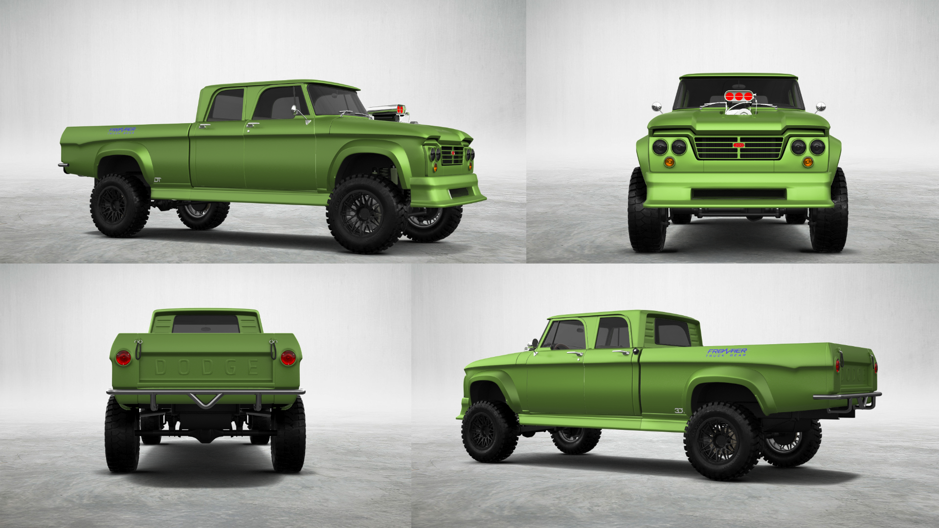Dodge Power Wagon 4 Door pickup truck 1964