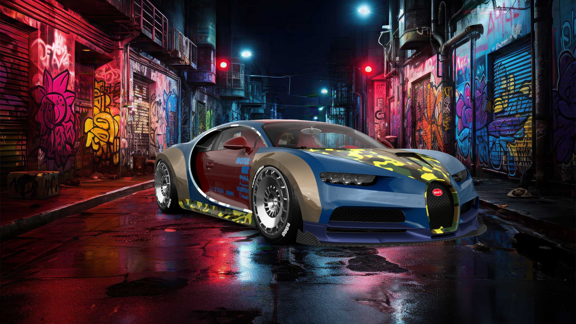 Bugatti Chiron 2 Door Coupe 2016 tuning