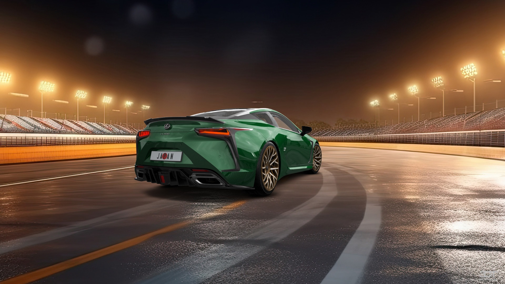 Lexus LC500 2 door fastback coupe 2017 tuning