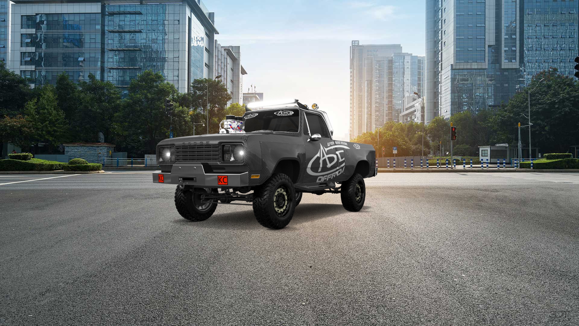 Dodge Power Wagon W200 2 Door pickup truck 1977 tuning