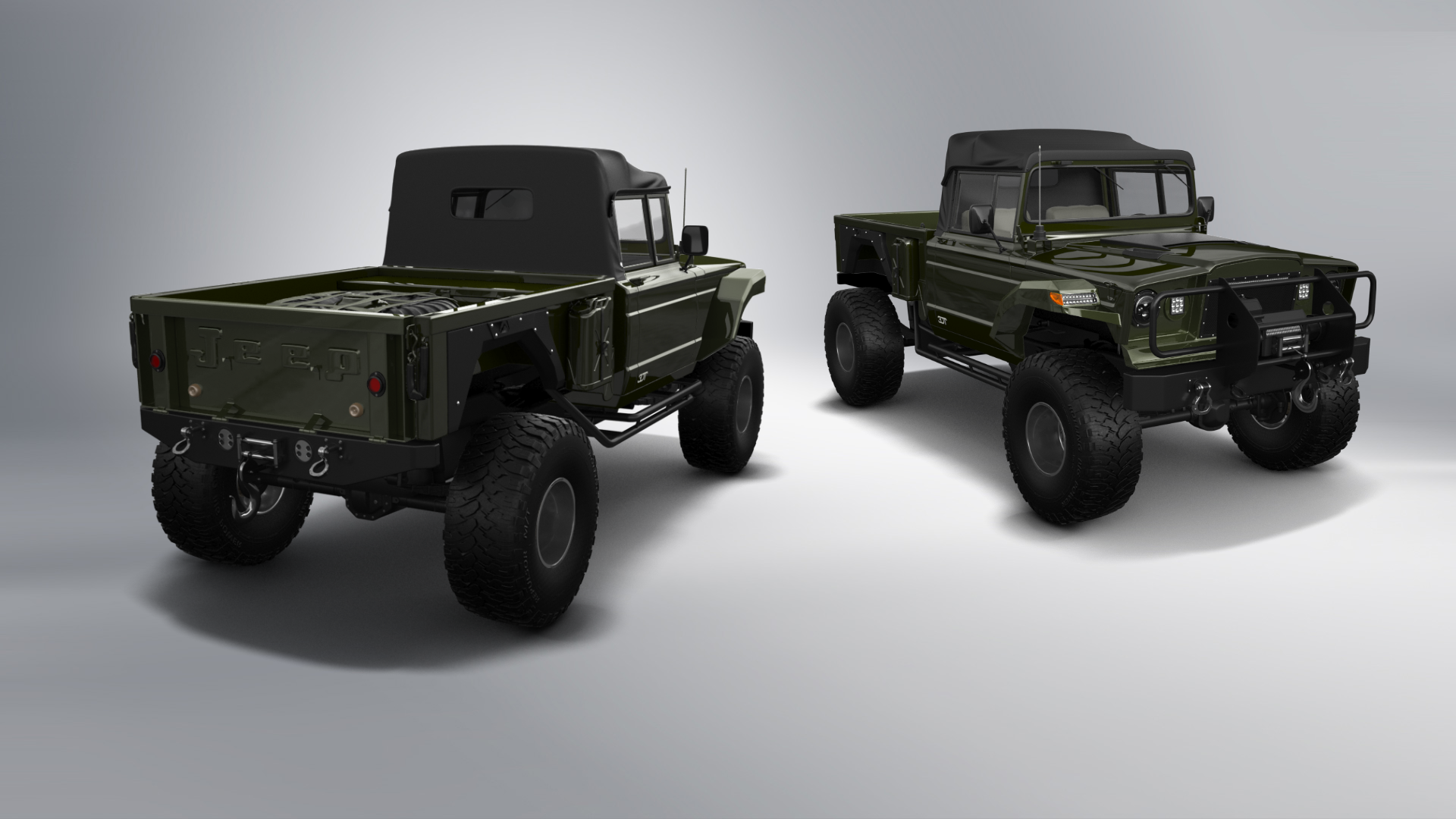 Jeep Kaiser M715 2 Door pickup truck 1968