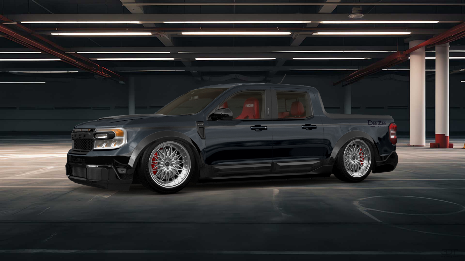 Ford Maverick 4 Door pickup truck 2022 tuning
