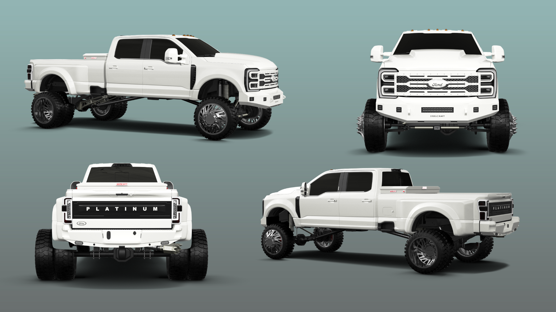 Ford F-350 DRW Crew Cab 4 Door pickup truck 2023 tuning